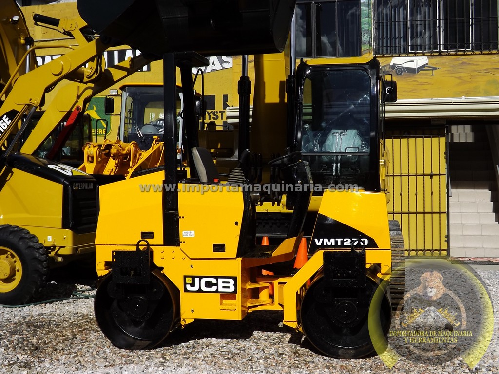 Vibrocompactador Vibomax-JCB VMT270 Doble rodillo liso o Tandem de 40