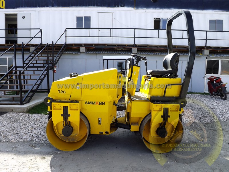 Vibrocompactador Ammann T-26 con doble rodillo liso de 48