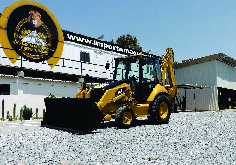 RETROEXCAVADORA CATERPILLAR 416E CABINA KIT PARA MARTILLO Y BOTE DE ALMEJA