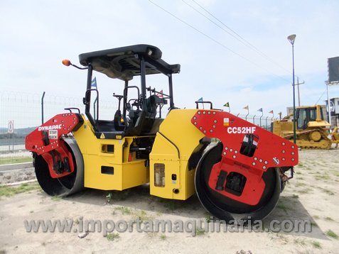 Vibrocompactador Dynapac CC524 HF con Doble rodillo liso de 77