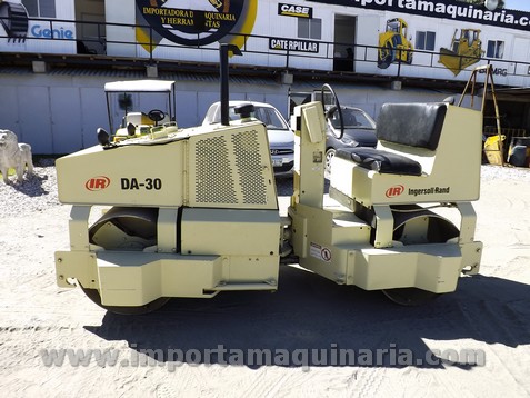 Vibrocompactador Ingersoll Rand DA30 con  Doble Rodillo liso de 40