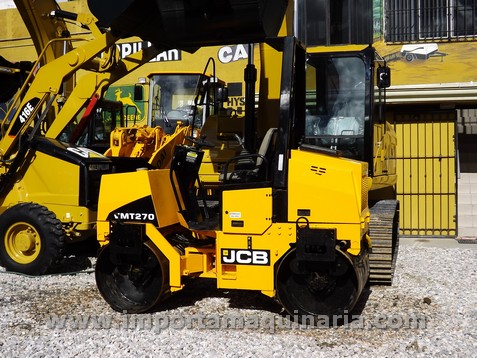 VIBROCOMPACTADOR VIBROMAX VMT270 AÑO 2007 DE DOBLE RODILLO LISO DE 40